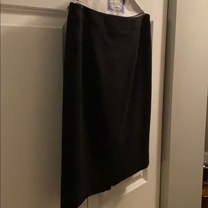 J. Crew Black Wool skirt.